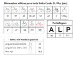 0686 – CADEIRA DE RODAS CANTU SL PLUS